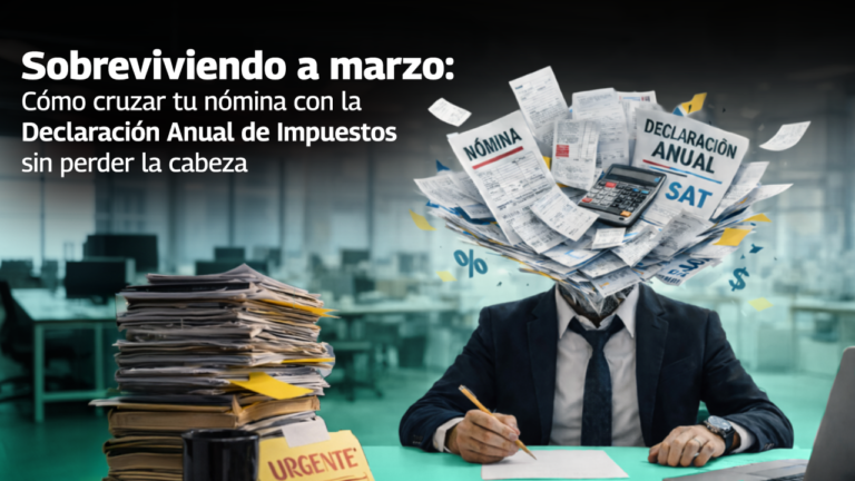Sobreviviendo a marzo: Cómo cruzar tu nómina con la Declaración Anual de Impuestos sin perder la cabeza