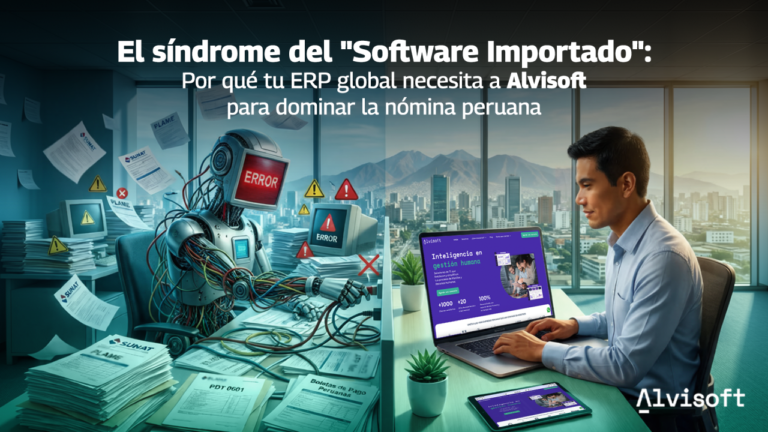El síndrome del «Software Importado»: Por qué tu ERP global necesita a Alvisoft para dominar la nómina peruana